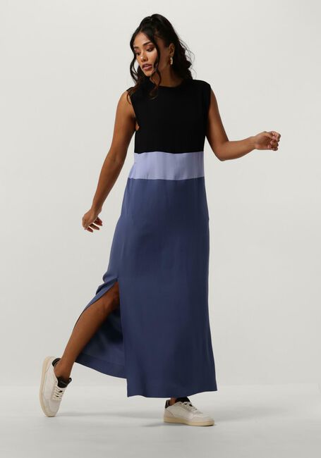 Blauwe VANILIA Maxi jurk MAXI COLOURBLOCKING - large