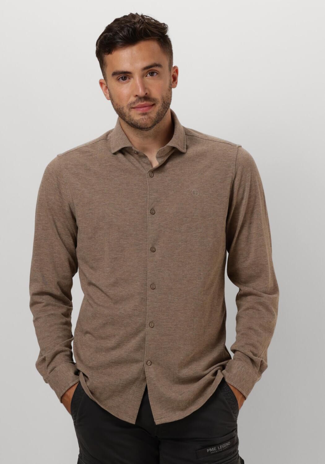 Dstrezzed Casual Bruin Kirk Overhemd Brown Heren