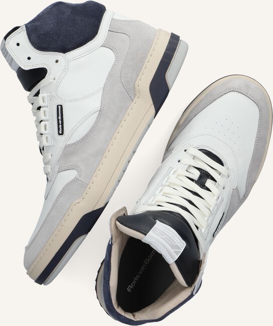 Witte FLORIS VAN BOMMEL Hoge sneakers SFM-10117-01 Witte FLORIS VAN BOMMEL Hoge sneakers SFM-10117-01 - large