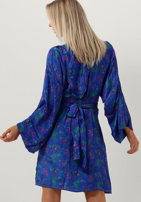 Blauwe SISSEL EDELBO Mini jurk CLAIRE SHORT DRESS - large