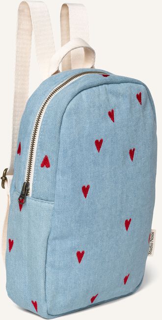 Blauwe STUDIO NOOS Rugtas DENIM HEARTS MINI BACKPACK Blauwe STUDIO NOOS Rugtas DENIM HEARTS MINI BACKPACK - large