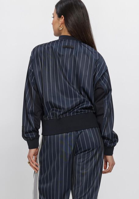 Donkerblauwe HAUTE L'AMITI&Eacute; Truien/vesten PIN STRIPE ZIP SWEAT - large