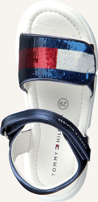 Blauwe TOMMY HILFIGER Platte sandalen VELCRO SANDAL Blauwe TOMMY HILFIGER Platte sandalen VELCRO SANDAL - large