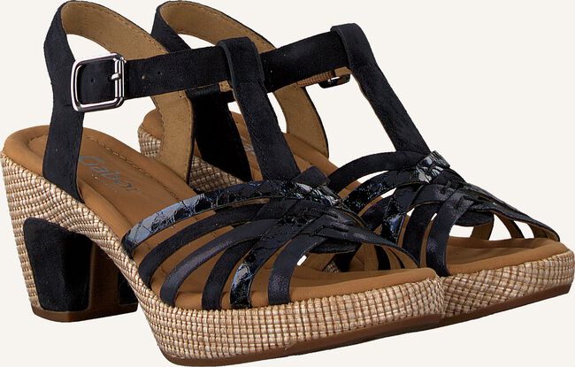 Blauwe GABOR Platte sandalen 736 Blauwe GABOR Platte sandalen 736 - large