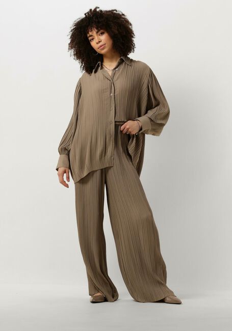 Beige SECOND FEMALE Pantalon TRACY TROUSERS - large