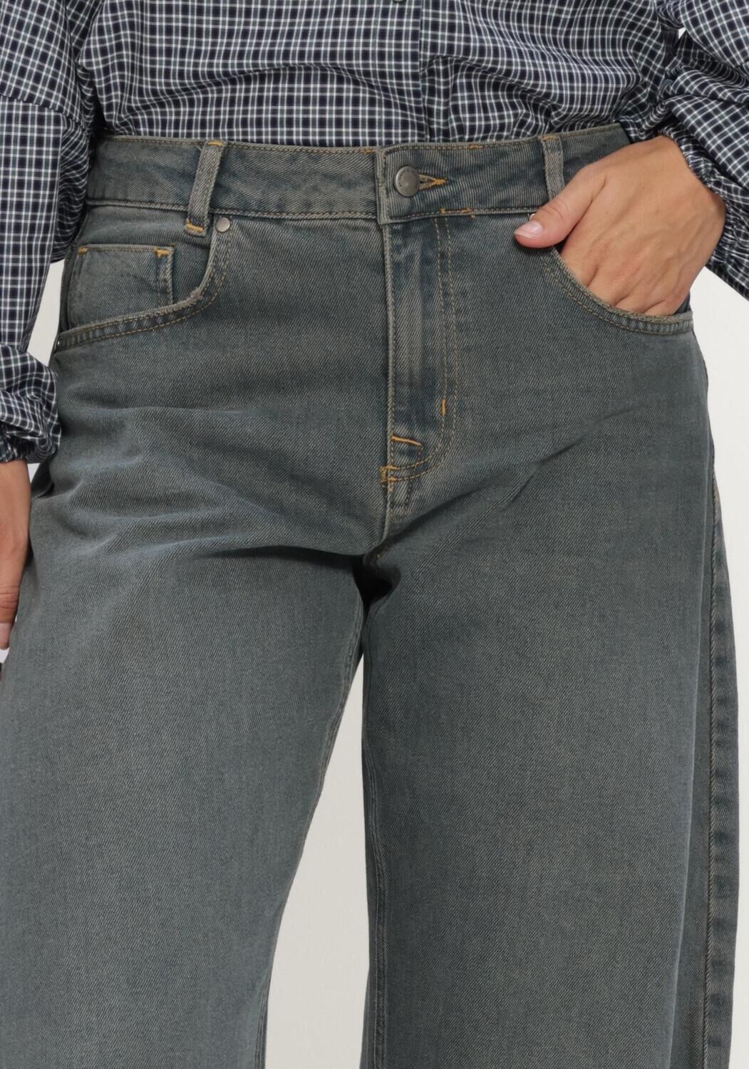 Donkergrijze MY ESSENTIAL WARDROBE Wide jeans JEANS BARREL MWHOTTIE139 LIMITED - large