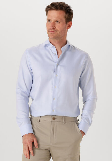 Lichtblauwe PROFUOMO Casual overhemd SHIRT X-CUTAWAY SF - large