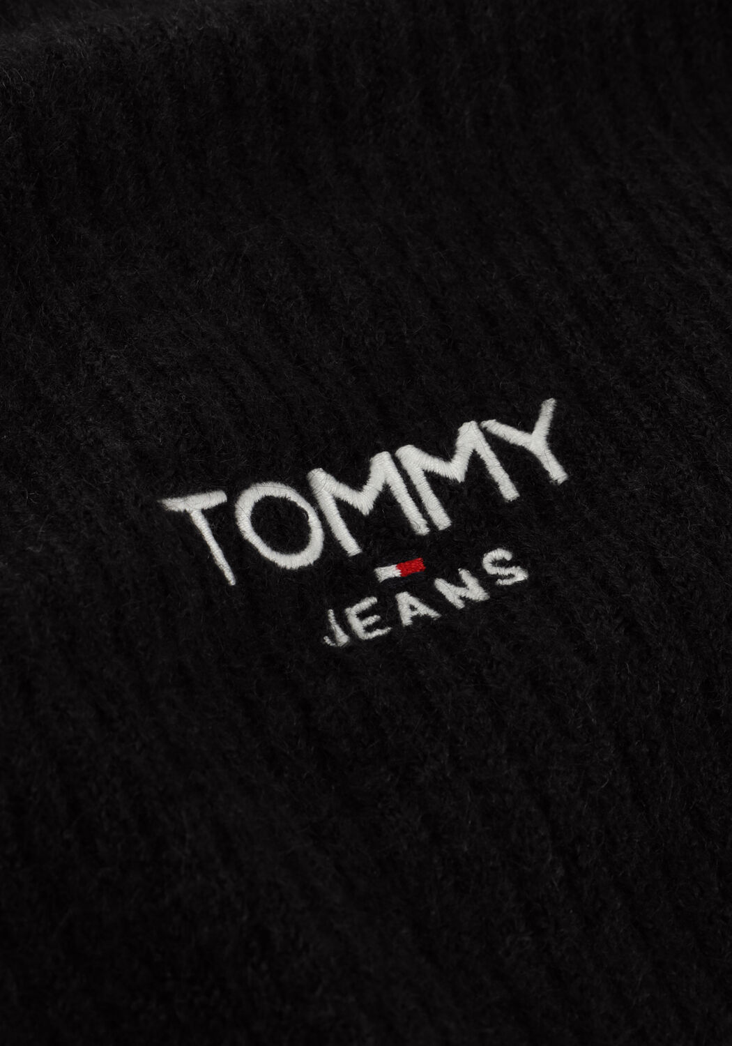Zwarte TOMMY JEANS Coltrui TJW RLX TURTLENECK LOFTY SWEATER - large
