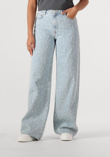 Lichtblauwe CATWALK JUNKIE Wide jeans JEANS LOOSE WITH TEXTURED FABRIC - large