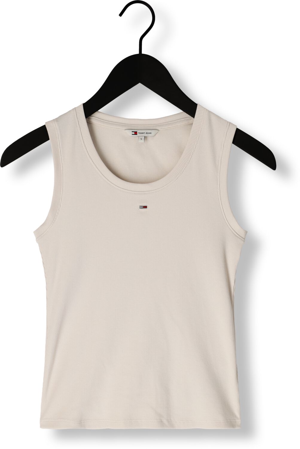 TOMMY JEANS Dames Tops & T-shirts Tjw Essential Rib Tank Ext Ecru