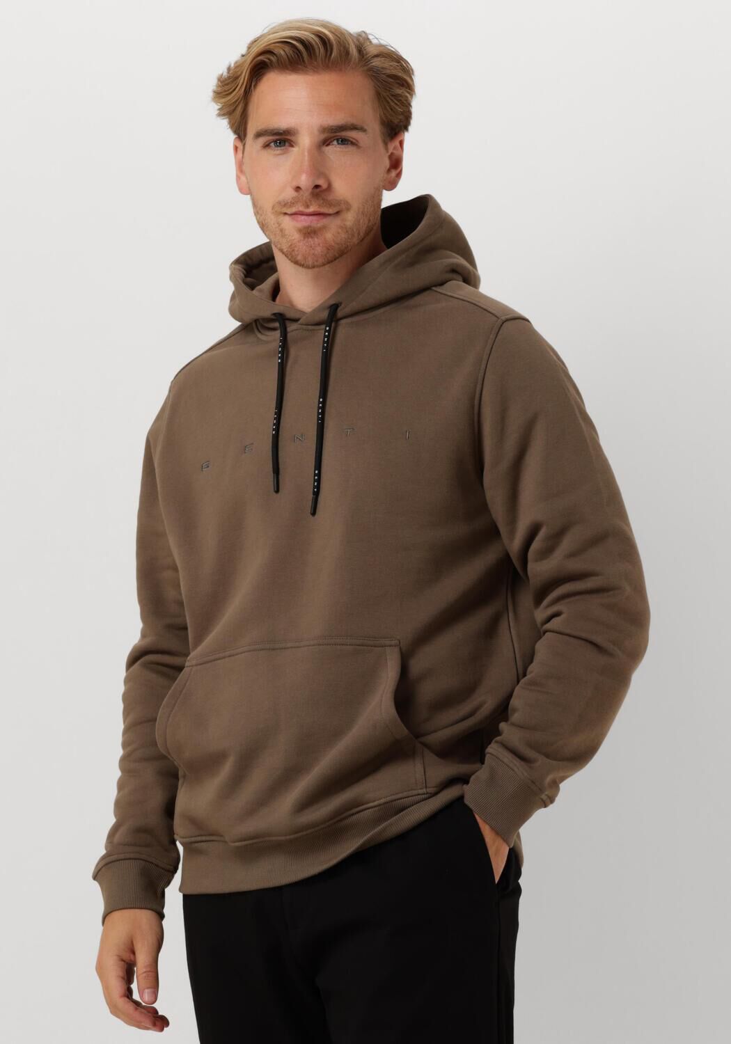 GENTI Heren Truien & Vesten J1068-3229 Bruin
