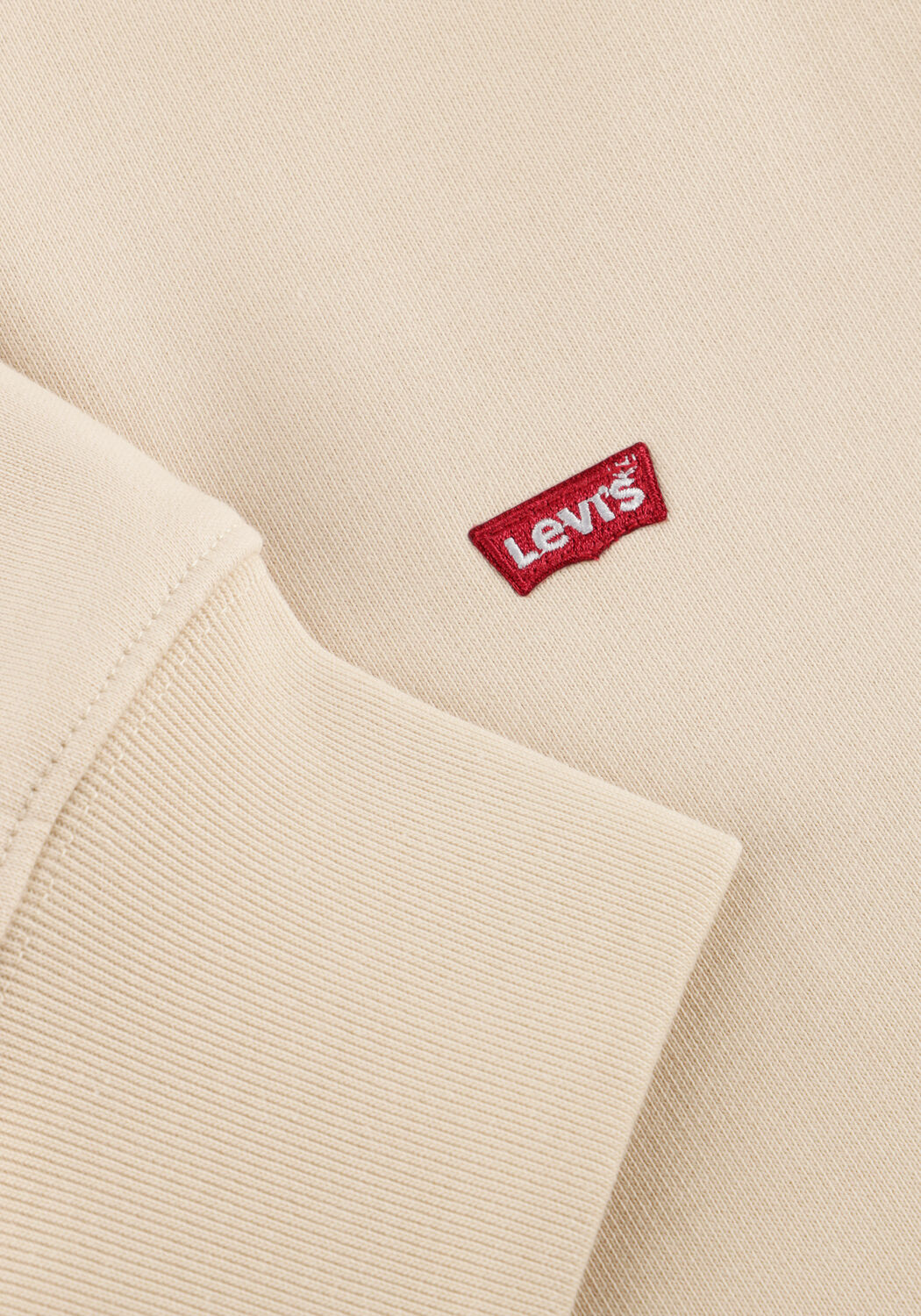Beige LEVI'S Trui ORIGINAL HM 1/4 ZIP - large
