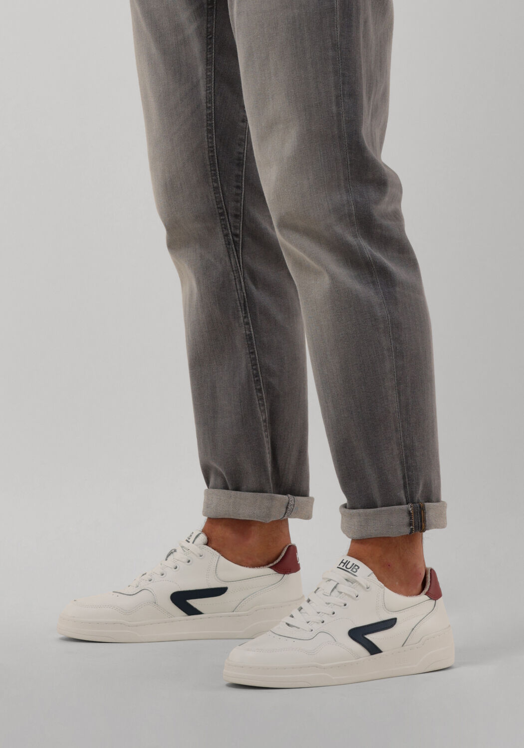 Witte HUB Lage sneakers COURT-Z MEN - large