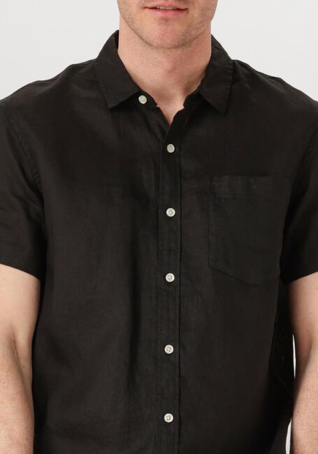 Zwarte SCOTCH & SODA Casual overhemd LINEN SHIRT - large