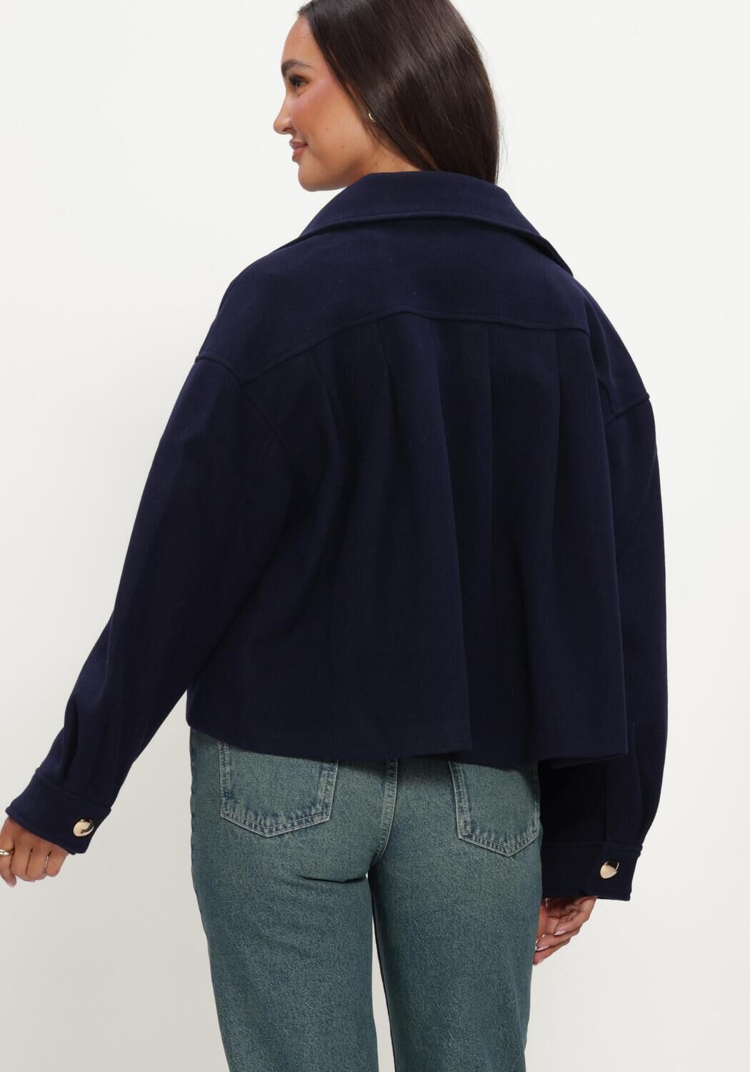 Blauwe AMAYA AMSTERDAM Jack BLOOM JACKET - large