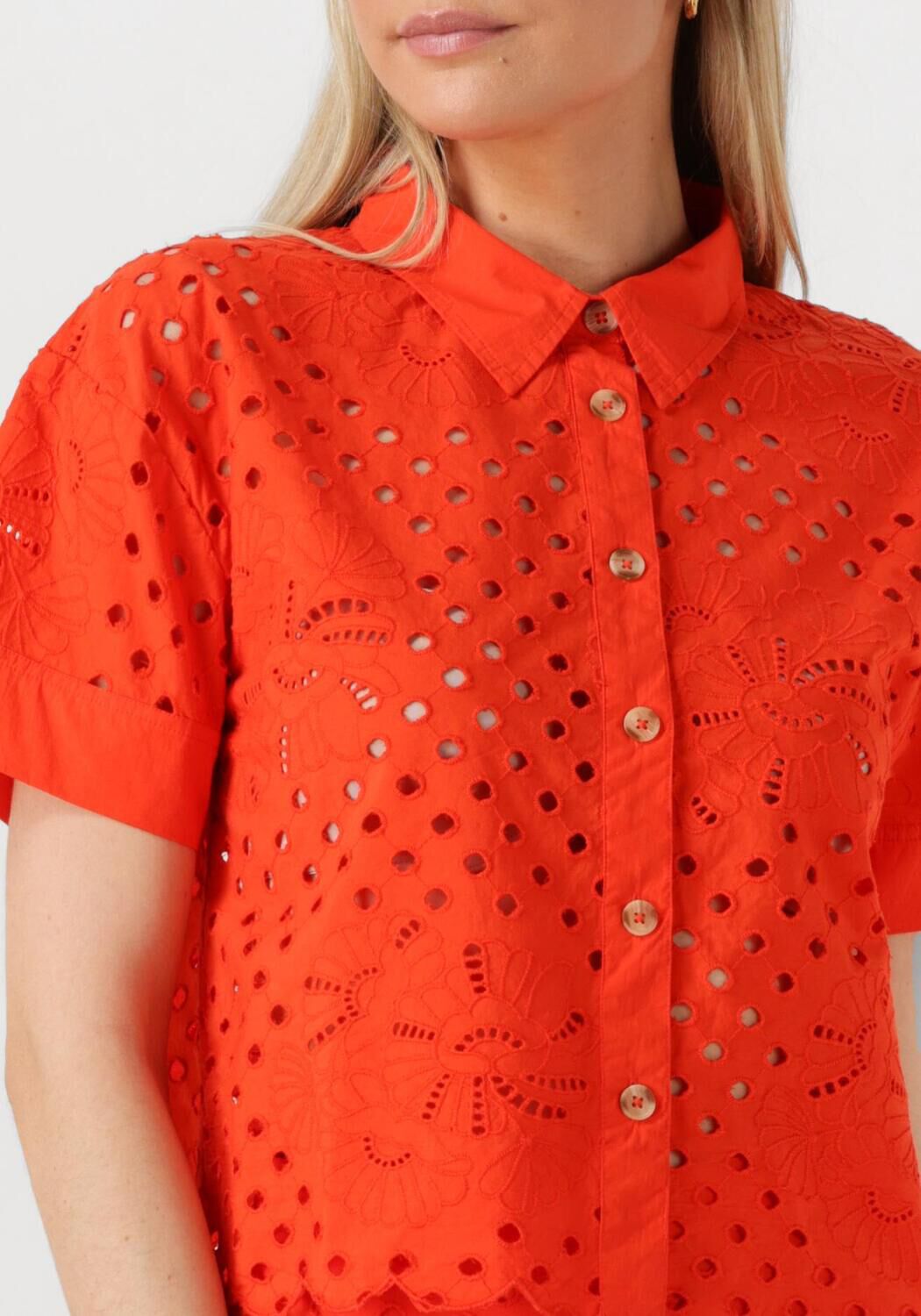 LOUIZON Dames Blouses Ness Oranje