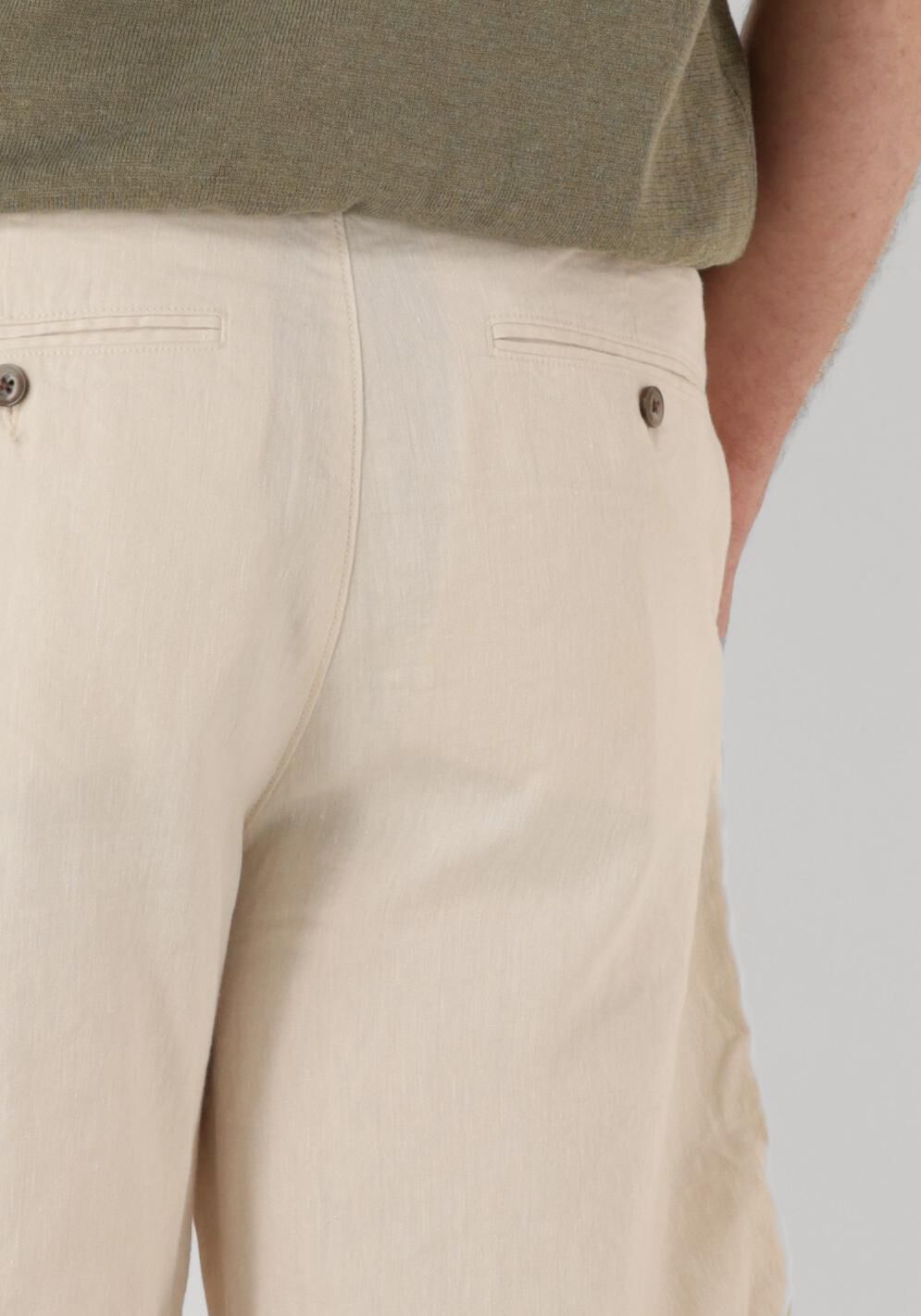 SELECTED HOMME Heren Broeken Slhregular-ron Sun Shorts Beige