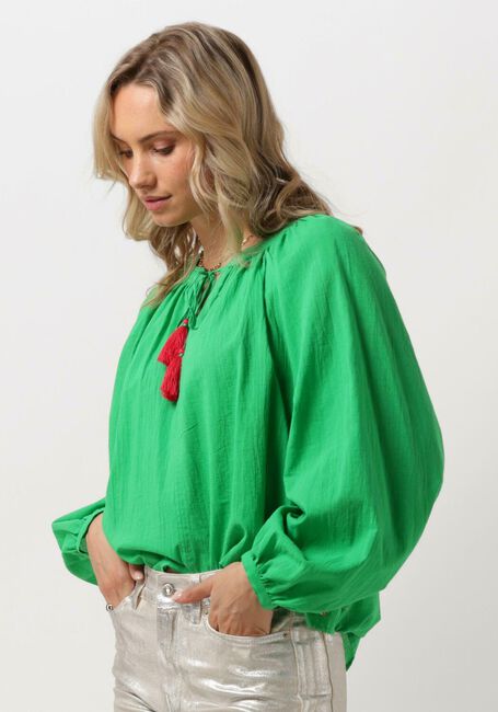 Groene SCOTCH & SODA Blouse BALLOON SLEEVE TOP - large