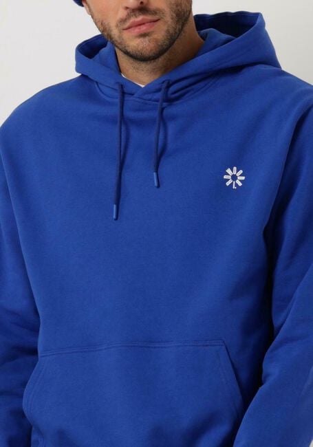 Blauwe WOODBIRD Sweater WBPACS STAR HOODIE - large