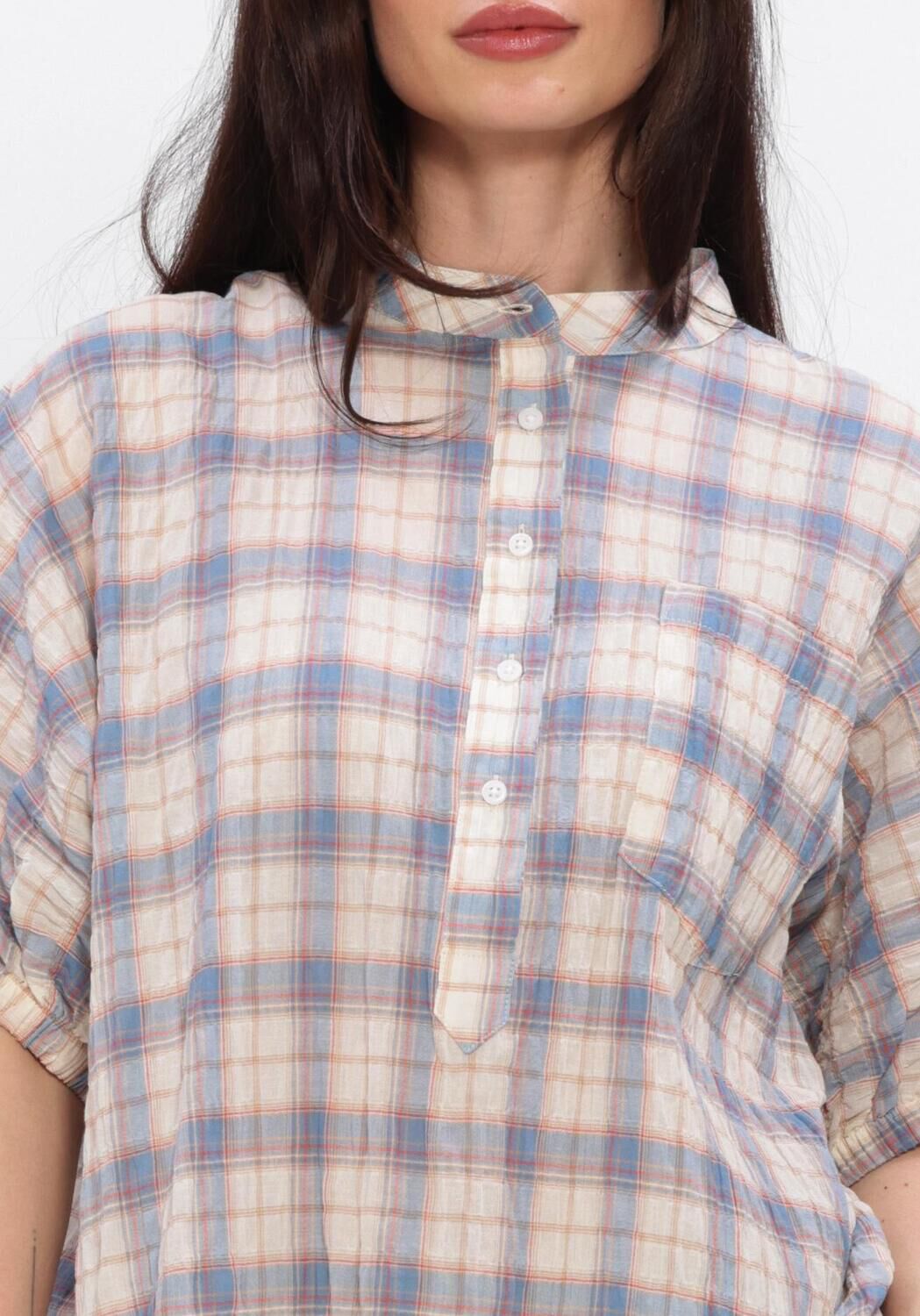 Blauwe PENN & INK Blouses BLOUSE - large