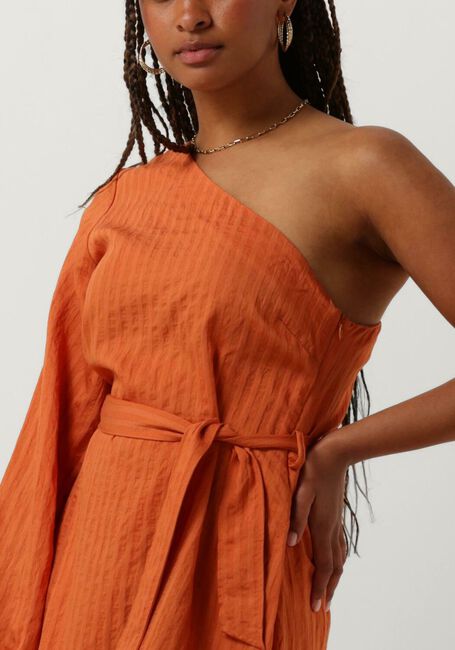 Oranje ANOTHER LABEL Mini jurk DUA DRESS L/S - large