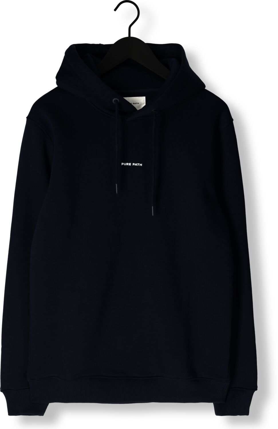 PURE PATH Heren Truien & Vesten Essential Logo Hoodie Donkerblauw
