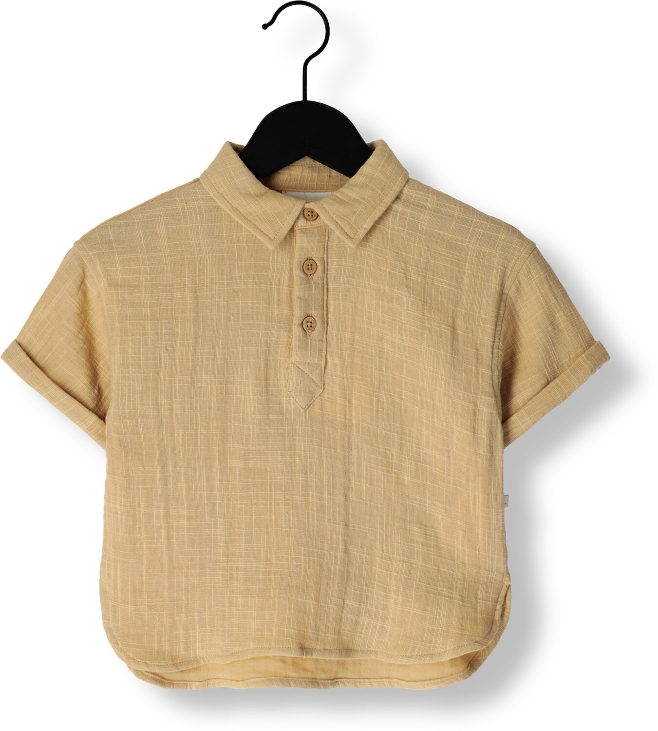 LIL' ATELIER Jongens Overhemden Nmmdawson Ss Loose Shirt Lil Beige