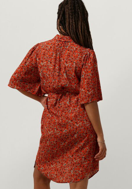 Rode ANOTHER LABEL Mini jurk NASMA DRESS S/S - large