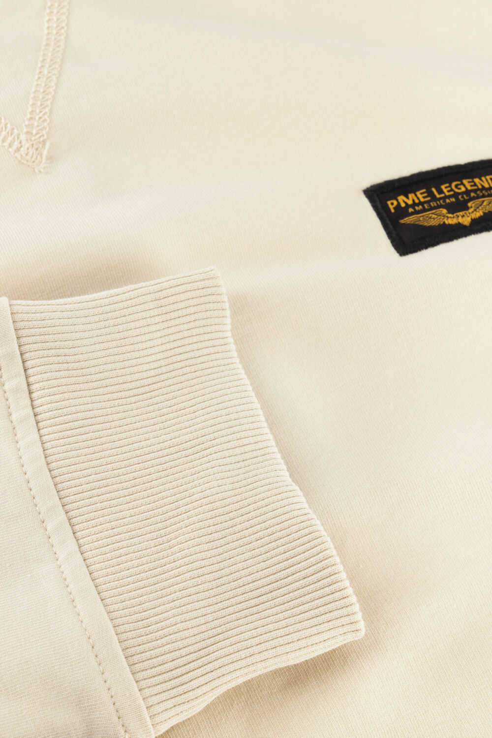 Beige PME LEGEND Truien/vesten AMERICAN CLASSIC SWEAT - large