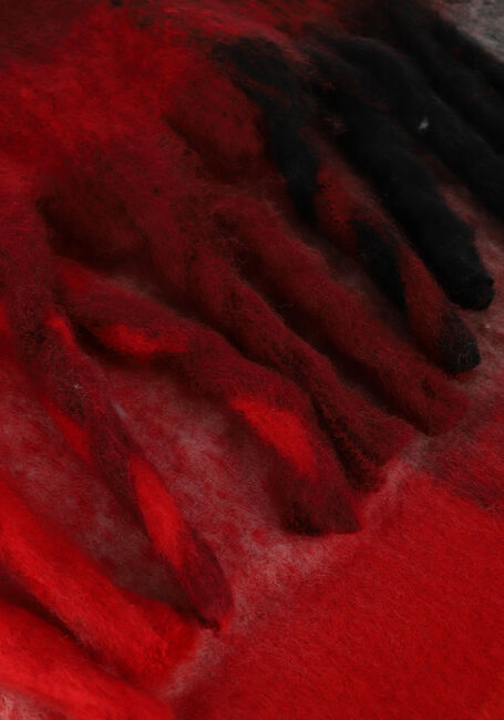 Rode YEHWANG Sjaal SJAAL MET FRANJES - large