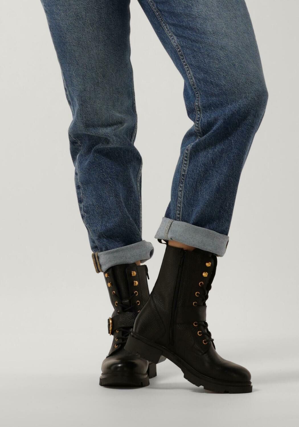 zwarte omoda veterboots lpsophie 41