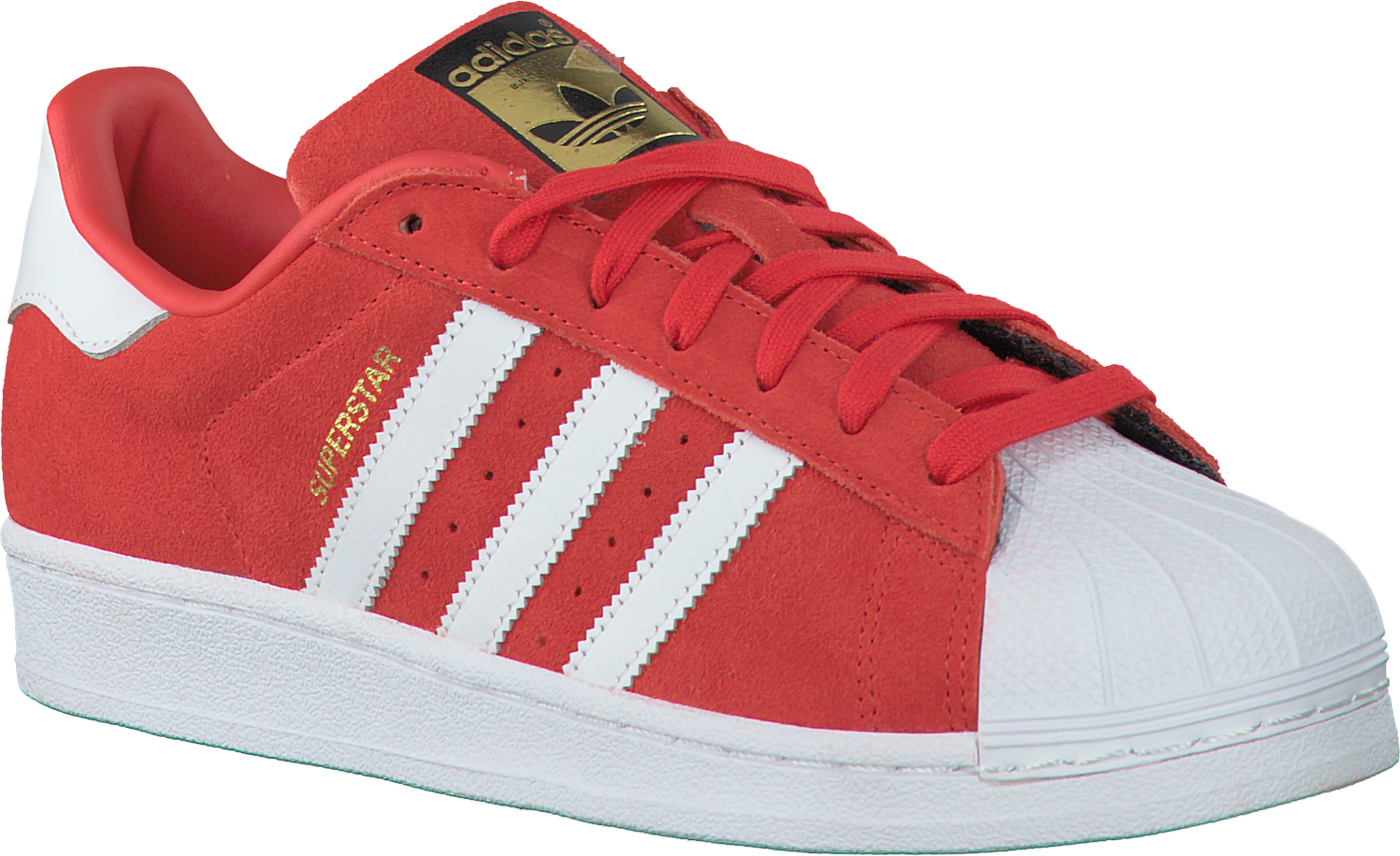 rode adidas schoenen