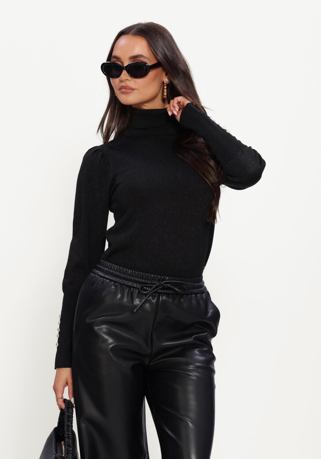 NUKUS Dames Truien & Vesten Sylvia Pullover Zwart