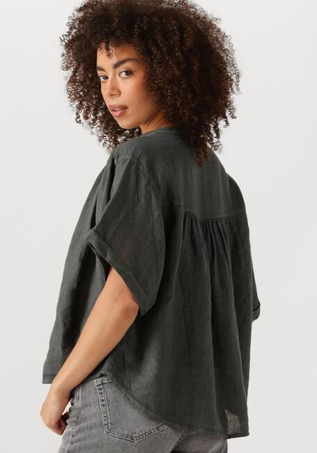 Grijze BY-BAR Blouses AXEL LINNEN BLOUSE - large
