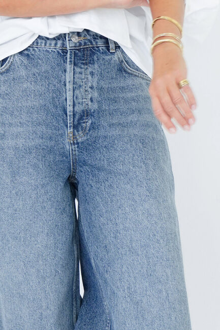 Donkerblauwe EST'SEVEN Broeken MACON JEANS - large