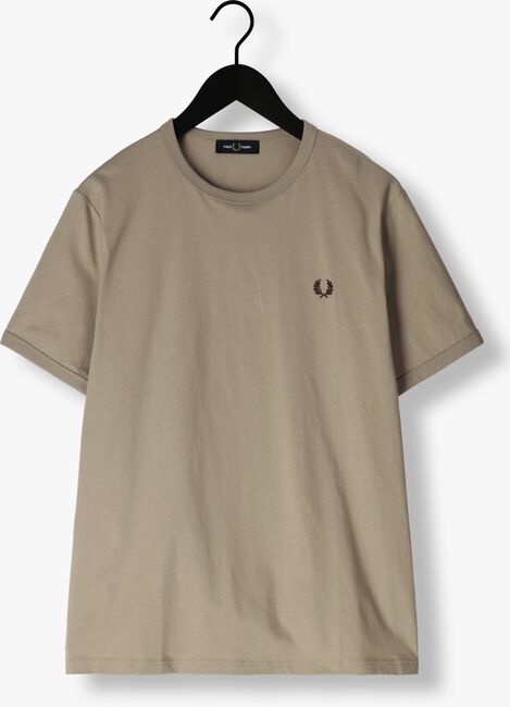 Olijf FRED PERRY T-shirt RINGER T-SHIRT - large