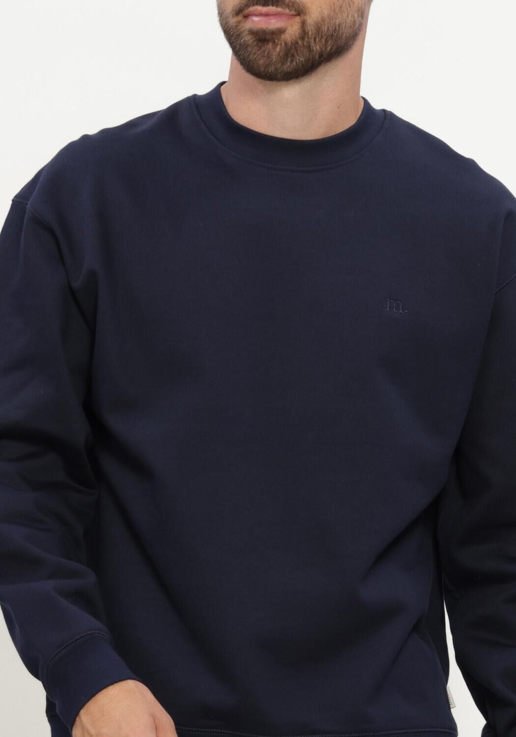 Donkerblauwe MACED Sweater M-AXEL - large