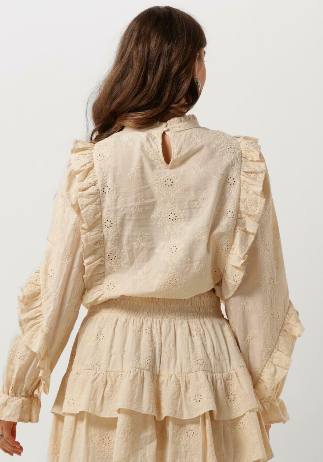 STUDIO AMAYA Dames Blouses Scottie Beige