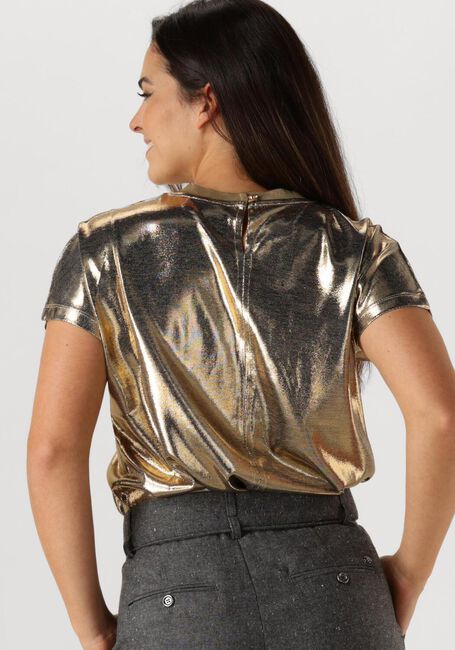 Gouden MOS MOSH T-shirt NIVOLA O-NECK METALLIC TEE - large