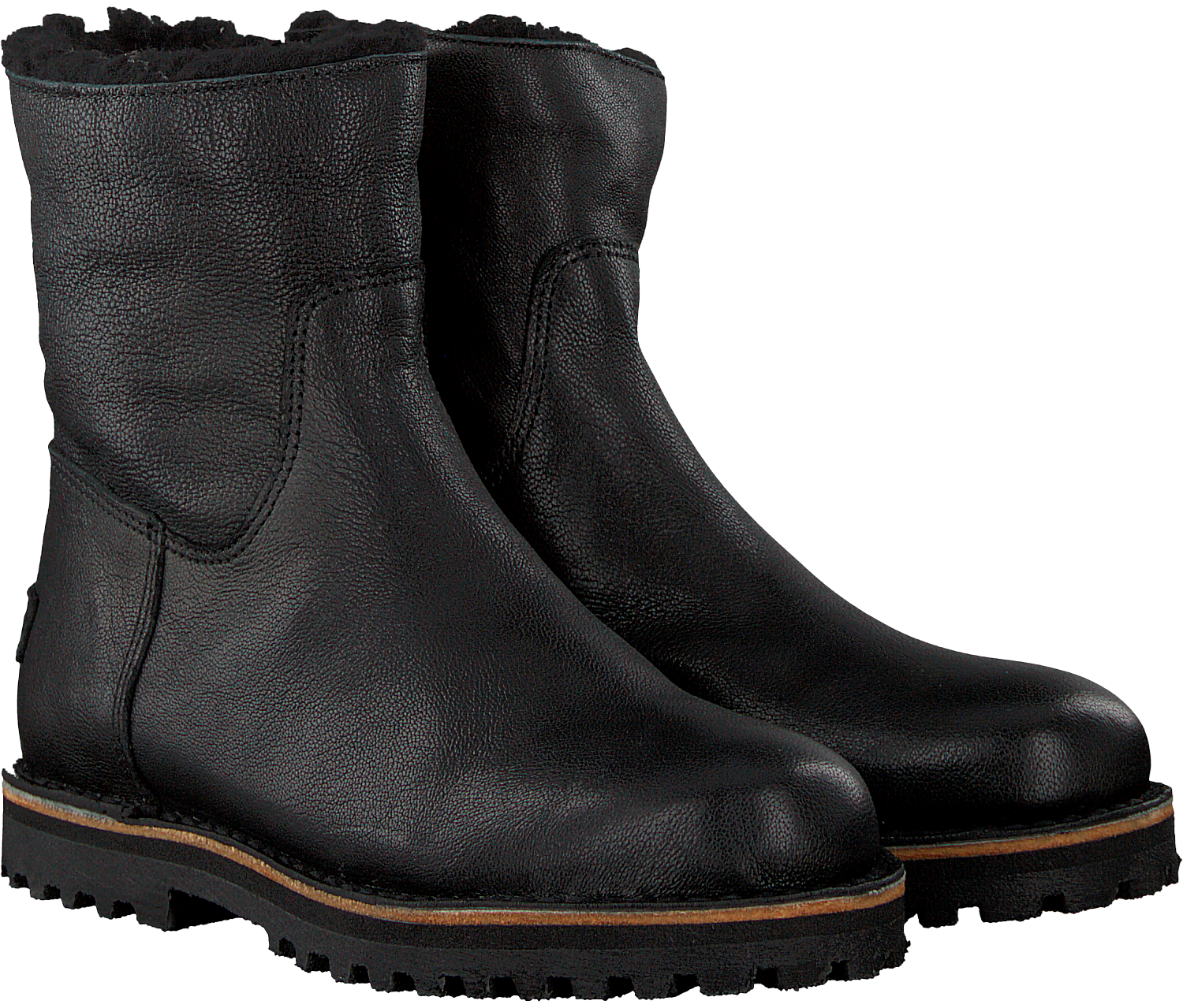 Zwarte SHABBIES Enkelboots 181020130 | Omoda Zwarte SHABBIES Enkelboots 181020130 | Omoda