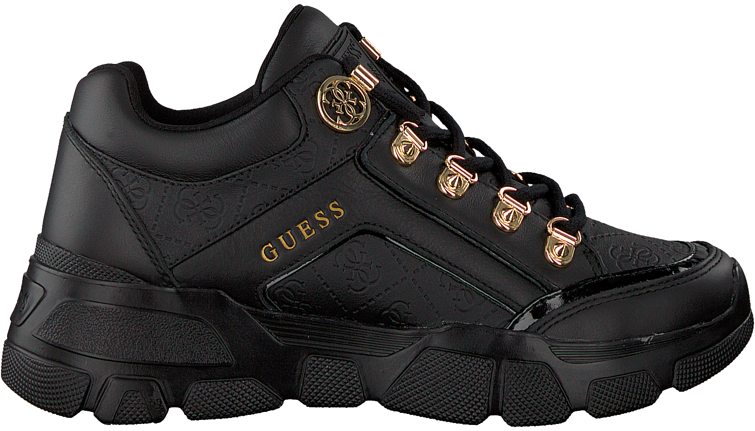Zwarte GUESS Sneakers SIKE3 | Omoda Zwarte GUESS Sneakers SIKE3 | Omoda
