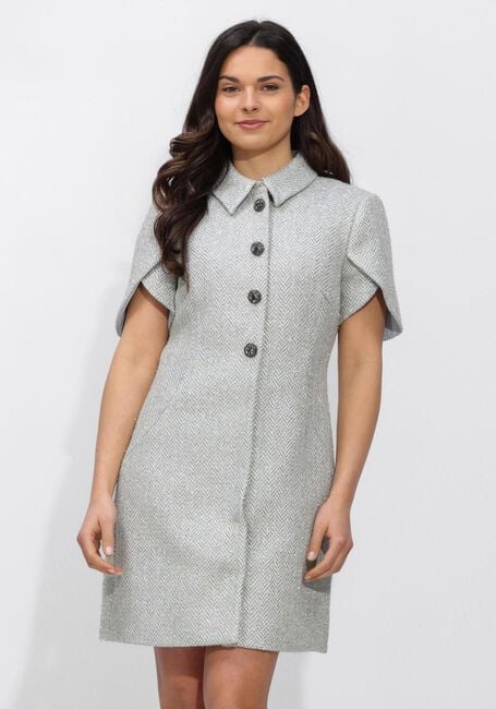 Lichtblauwe BRUUNS BAZAAR Mini jurk CONEBBZENDIA DRESS - large