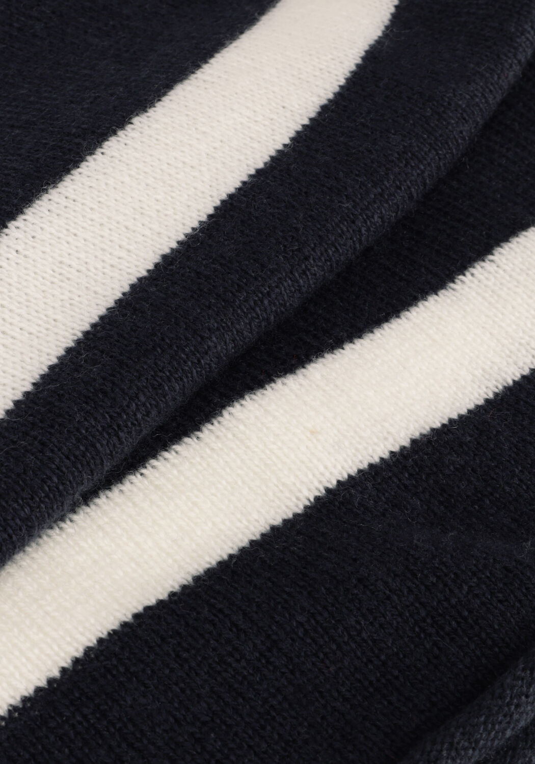 Donkerblauwe TOMMY HILFIGER Polo SOFT WOOL POLO-NK SWEATER - large