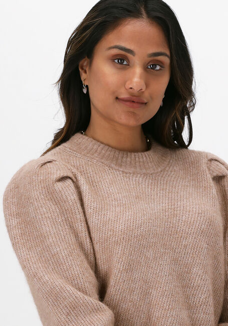 Bruine SELECTED FEMME Trui SLFINNA-MIA LS KNIT O-NECK B - large