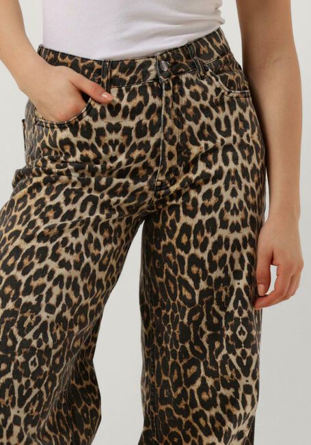 Bruine CO'COUTURE Straight leg jeans LEO DENIM PANEL PANT - large