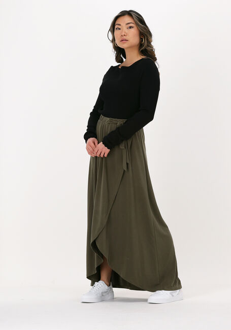 Donkergroene OBJECT Maxirok OBJANNIE SKIRT NOOS - large