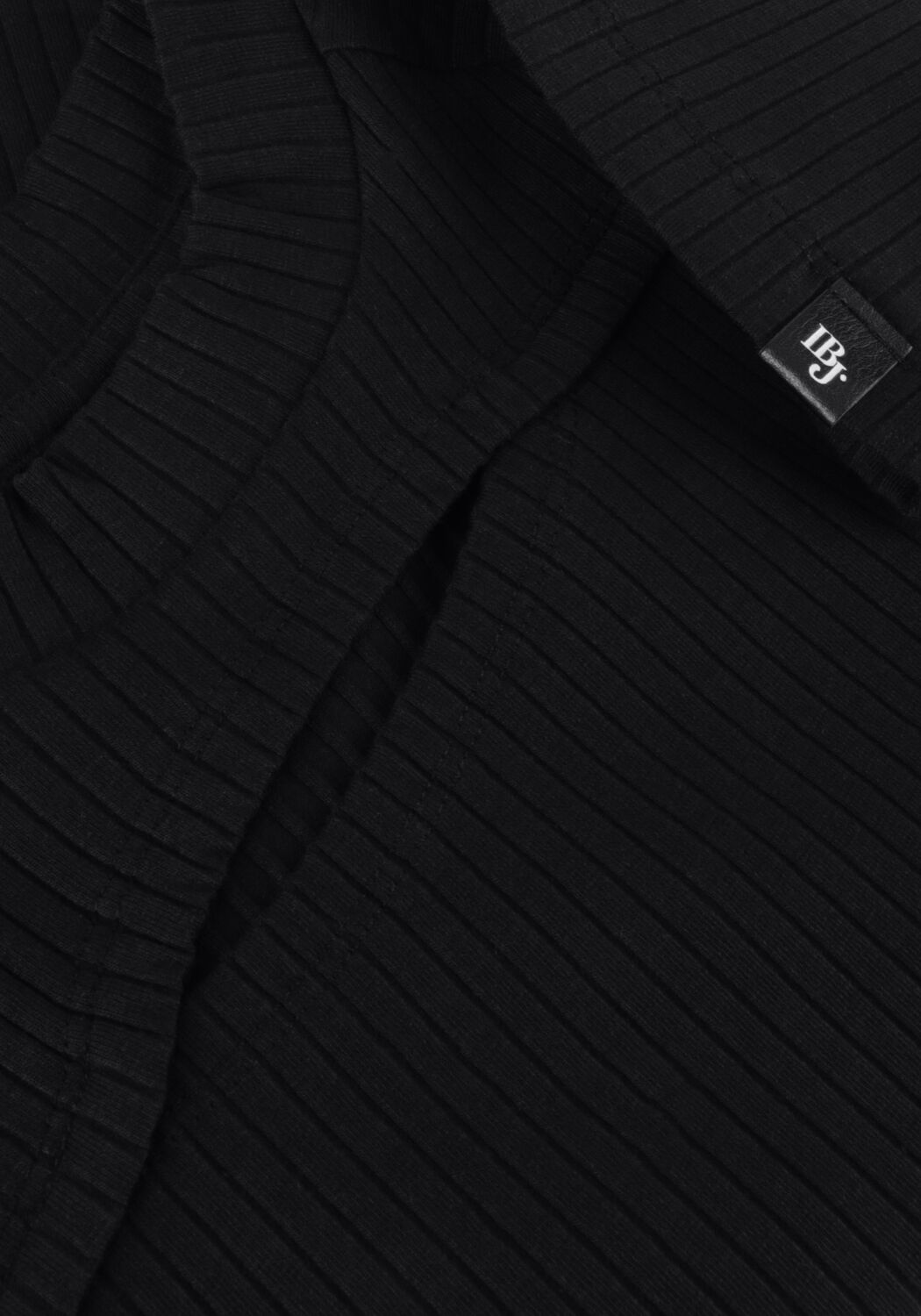 Zwarte INDIAN BLUE JEANS Top T-SHIRT CHEST OPENING - large