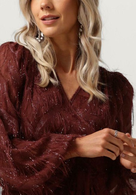 Rode SUMMUM Mini jurk DRESS FLUFFY - large