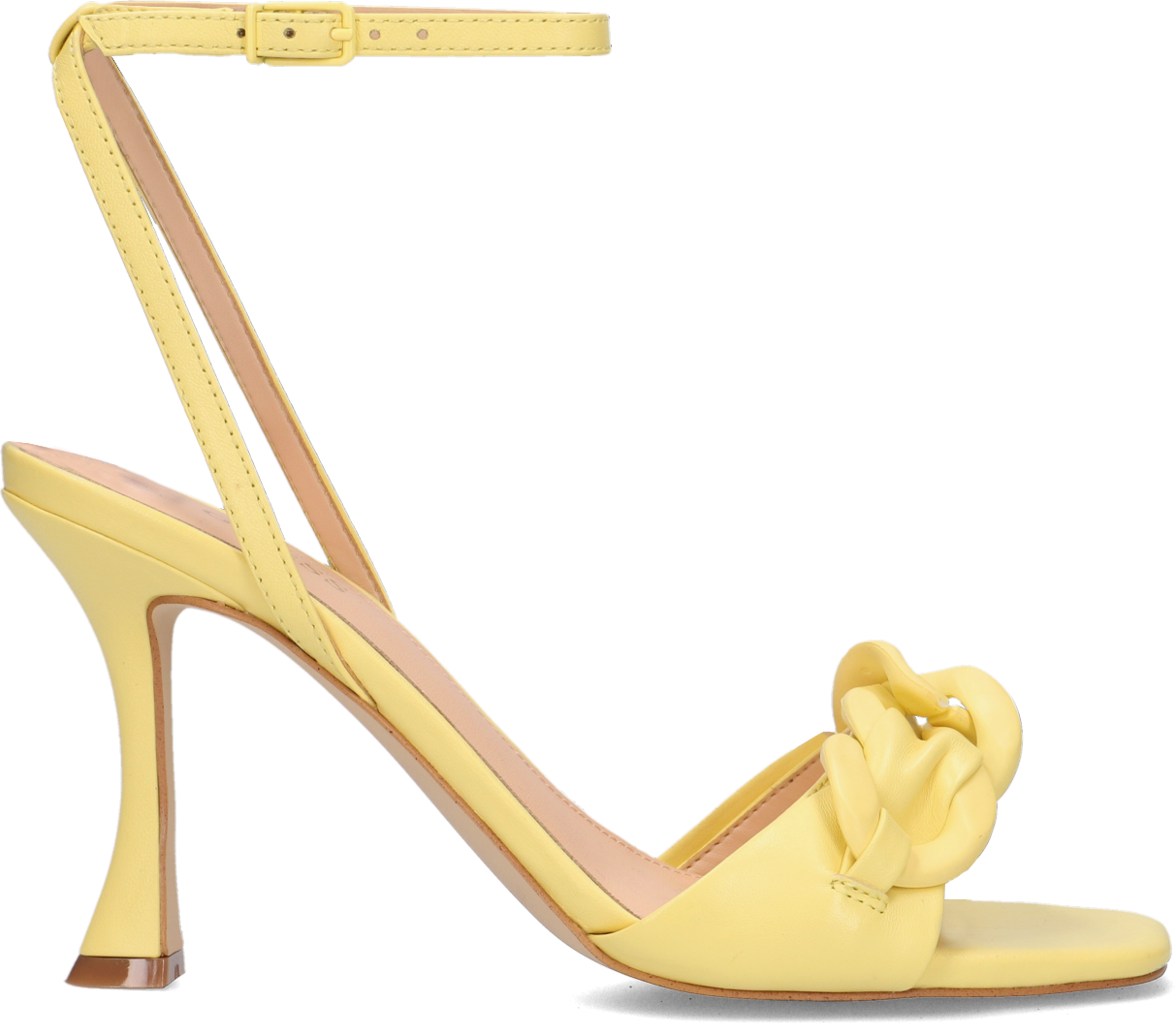 AS98 Dames Sandalen met hak in Geel online kopen