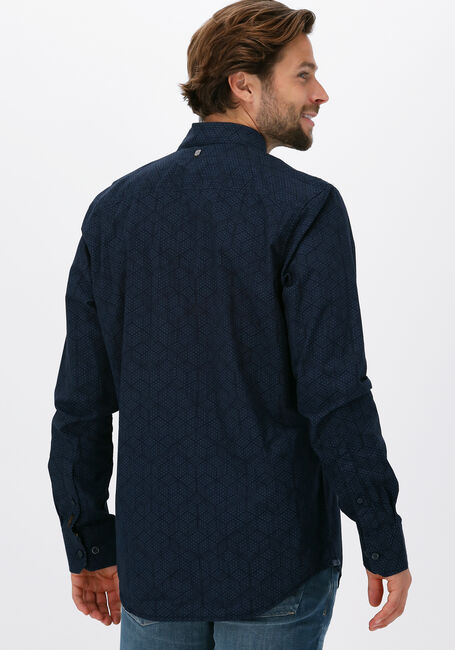 Donkerblauwe PME LEGEND Casual overhemd LONG SLEEVE SHIRT POPLIN WITH - large